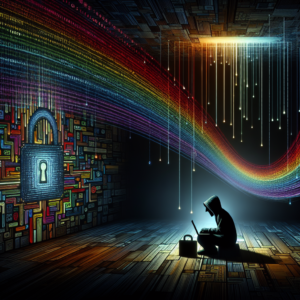 "Illustration of rainbow tables demonstrating how hackers utilize precomputed hash values to efficiently crack hashed passwords, highlighting cybersecurity vulnerabilities."